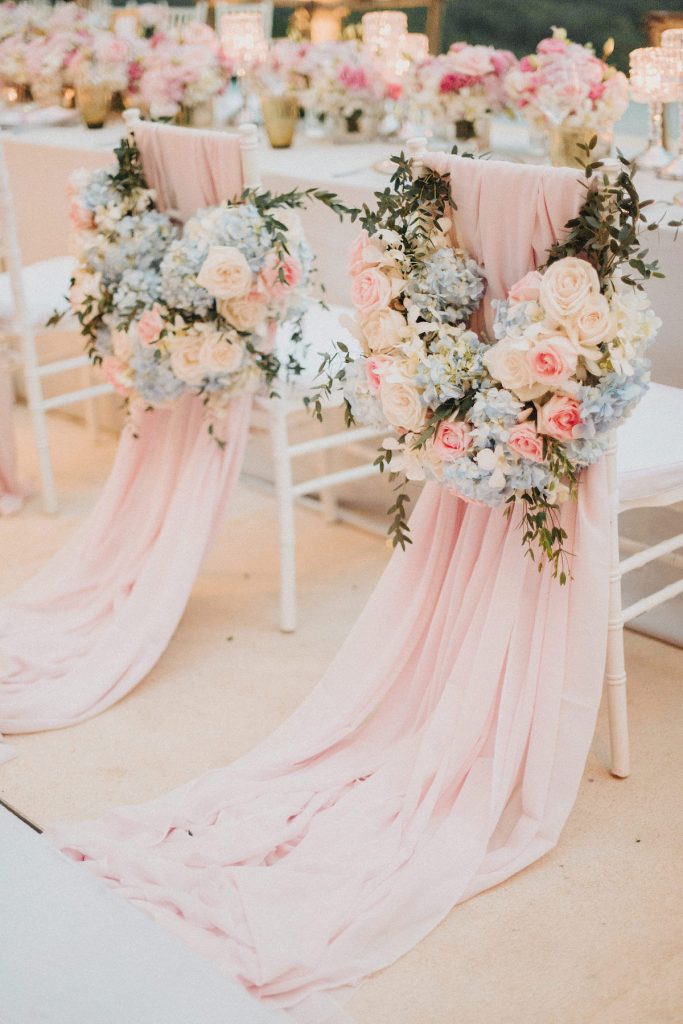 pastel wedding decoration