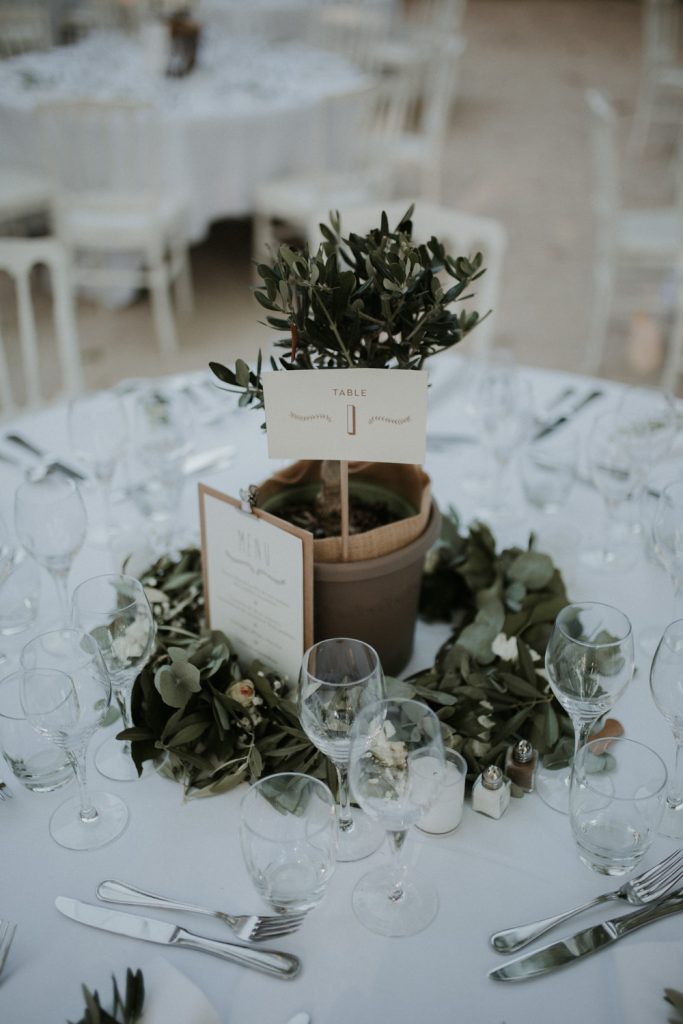 small tree centerpieces wedding