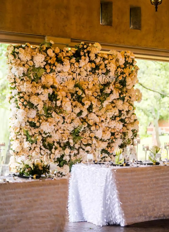 wedding floral installations