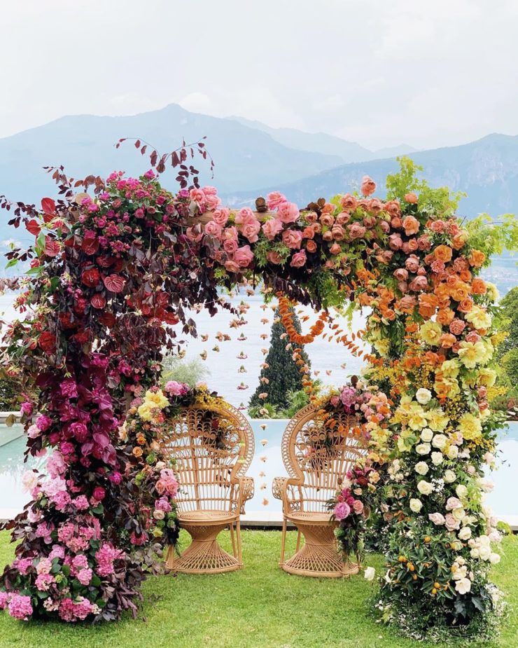 wedding floral installations