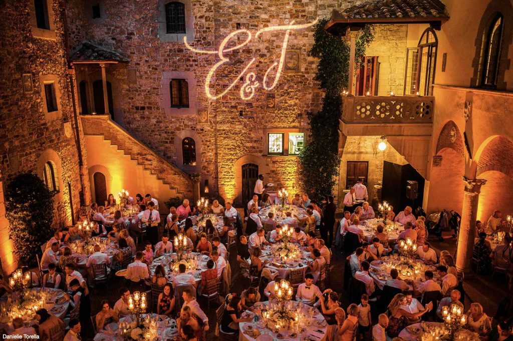 Italy wedding castle