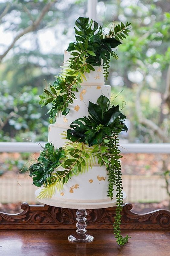 palm leaf cake