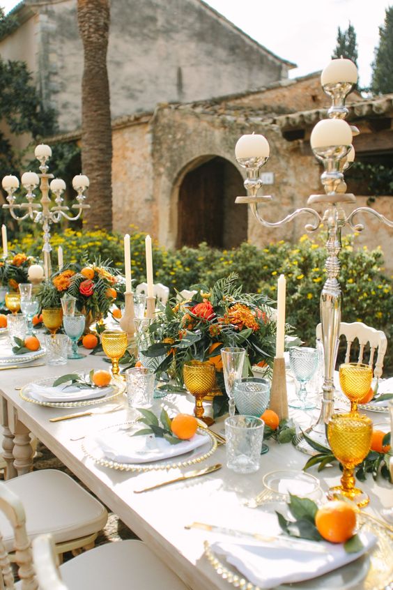 ideas for a mediterranean wedding theme
