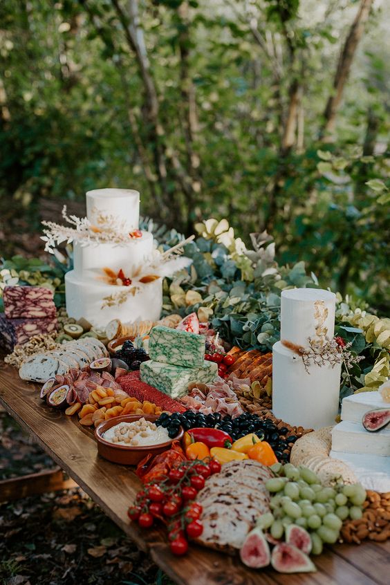 wedding grazing table